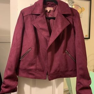 Faux Seude Jacket